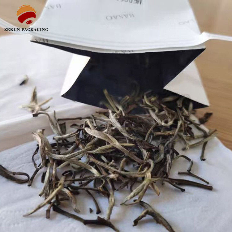 Niestandardowy worek do pakowania herbaty CMYK Grawura Drukowany Woda i pył Aluminiowa folia