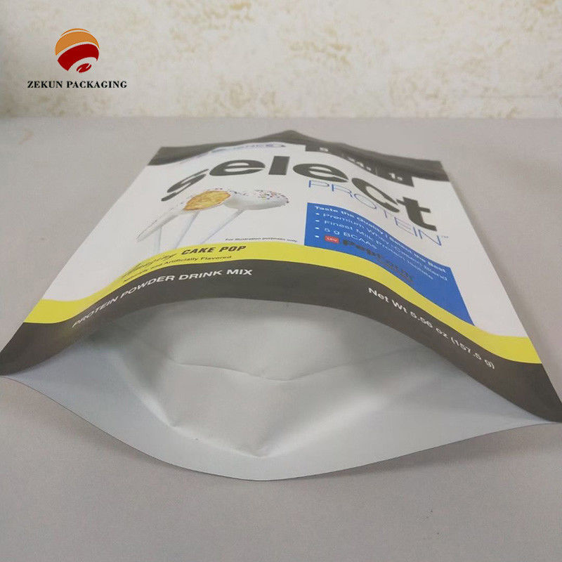 OEM Stojąca torba z zamkiem CMYK Kolorowy plastikowy stojący torba z zamkiem
