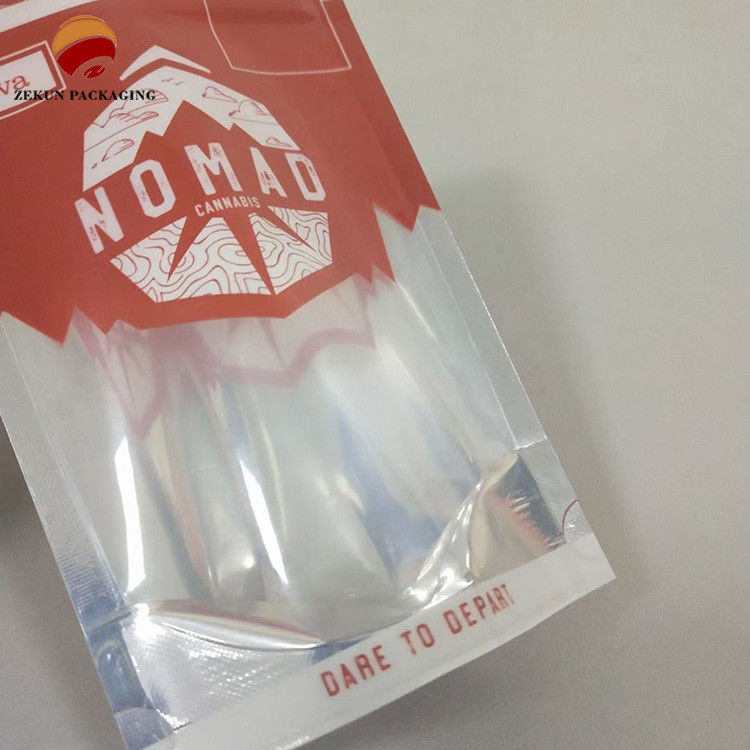 OEM Stojąca torba z zamkiem CMYK Kolorowy plastikowy stojący torba z zamkiem