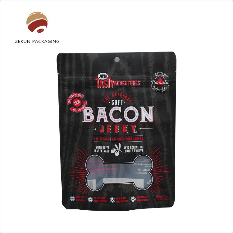 Opakowanie z tworzyw sztucznych Glossy Surface High Barrier Aluminium Foil Stand Up Pocket with Tear Notch