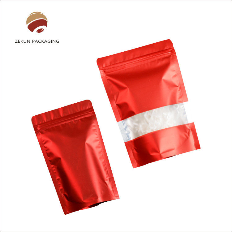 Dostosowywalny wodoodporny Kraft Stand Up Zipper Pocket Bags Coffee Beans Bag z zipperem lub zaworem