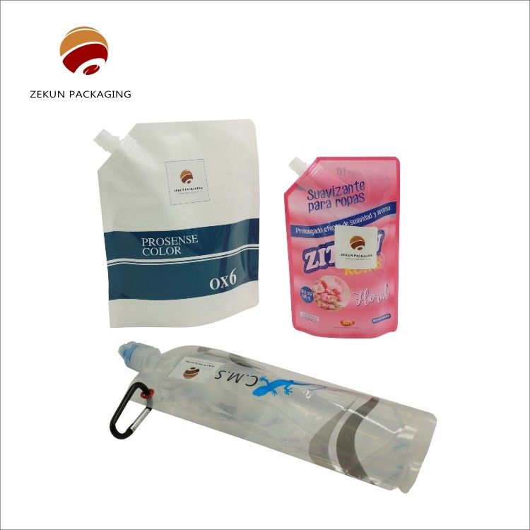 BOPP/CPP Eco Friendly Spout Poches 10 kolorów PET/OPP/PVC wielokrotne