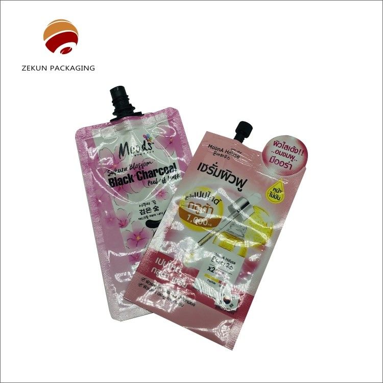 Odor Proof Custom Drink Pockets With Spout Kolorowy PET Różne rozmiary