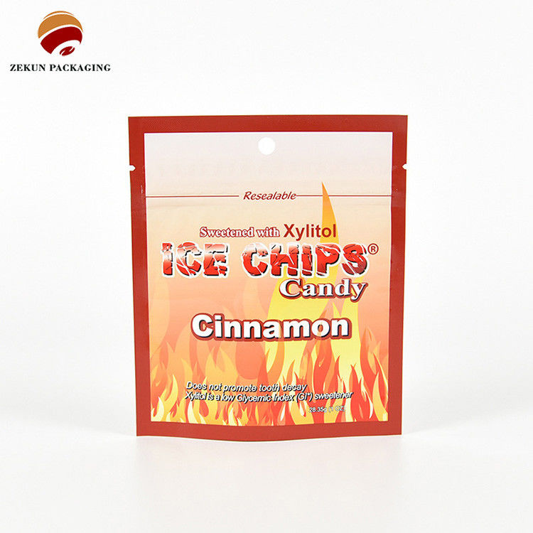ISO/SGS Matt Brilliant Finish Ziplock Food Packaging Bag Paleta kolorów Cmyk