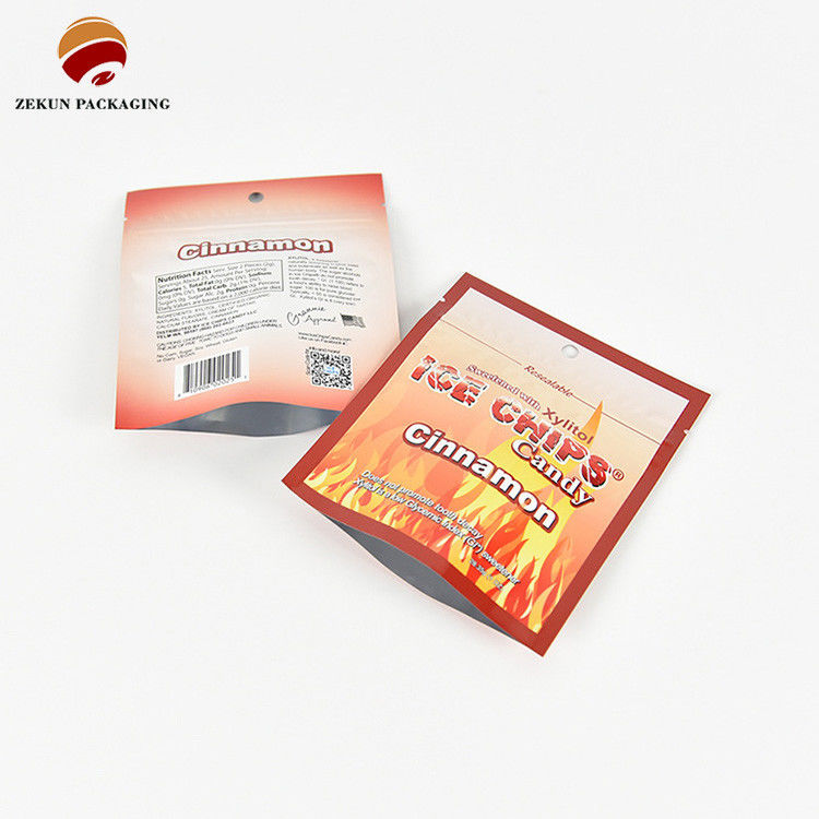 ISO/SGS Matt Brilliant Finish Ziplock Food Packaging Bag Paleta kolorów Cmyk