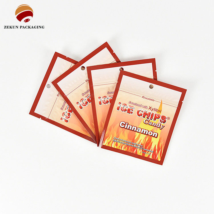 ISO/SGS Matt Brilliant Finish Ziplock Food Packaging Bag Paleta kolorów Cmyk
