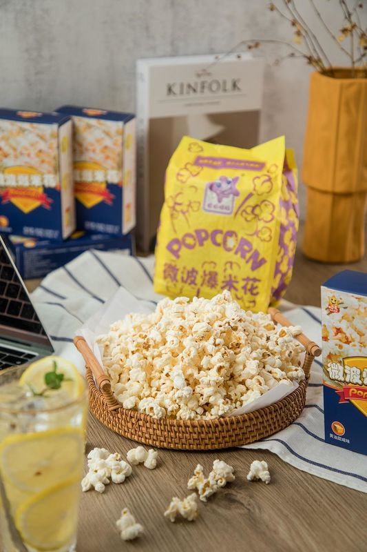 Specjalna, wodoodporna i olejoodporna, torebka z papieru Kraft, kuchenka mikrofalowa, specjalna, torebka z papieru popcornowego.